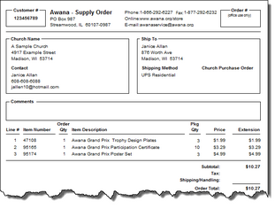 OrderFormReport