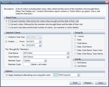 ReportVisitorList