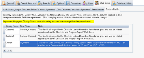AdminClubSetupCustom