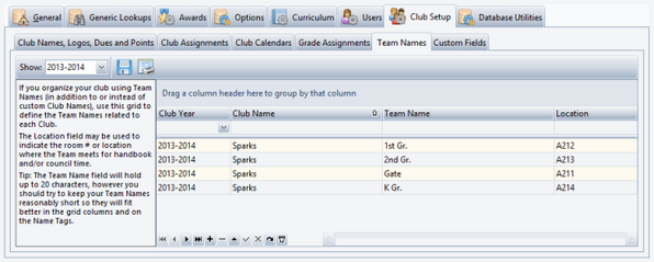 AdminClubSetupTeamNames