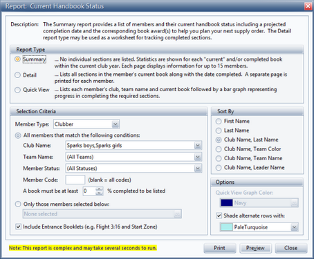 ReportCurrentHandbookStatus
